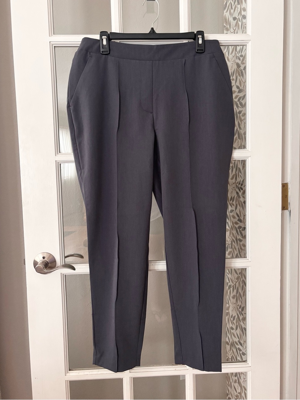 NINE WEST Curvy Relaxed Cropped Pull-On Pants Sz L NWT